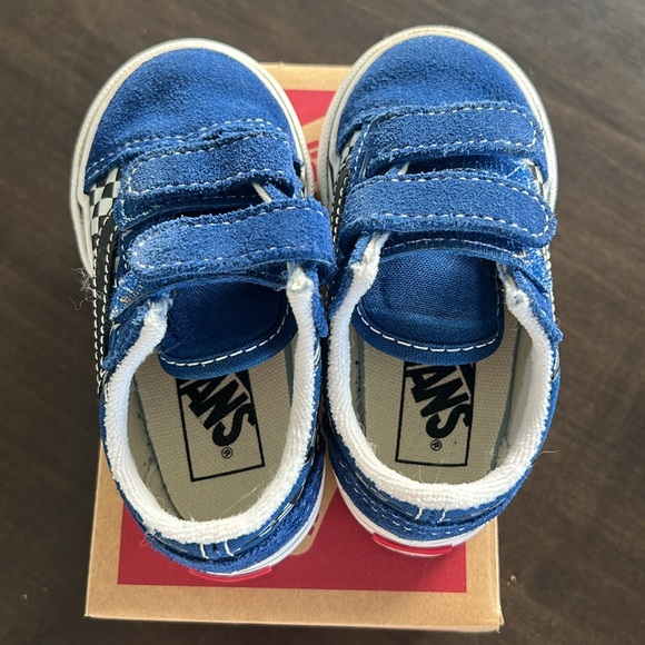 Vans Old Skool - Reflective Flame True Blue Toddler Shoe - Picture 3 of 6